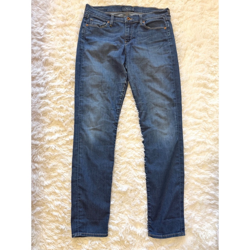 Lucky Brand Jeans Size 12/31 Regular Medium Wash Straight Leg Denim Casual